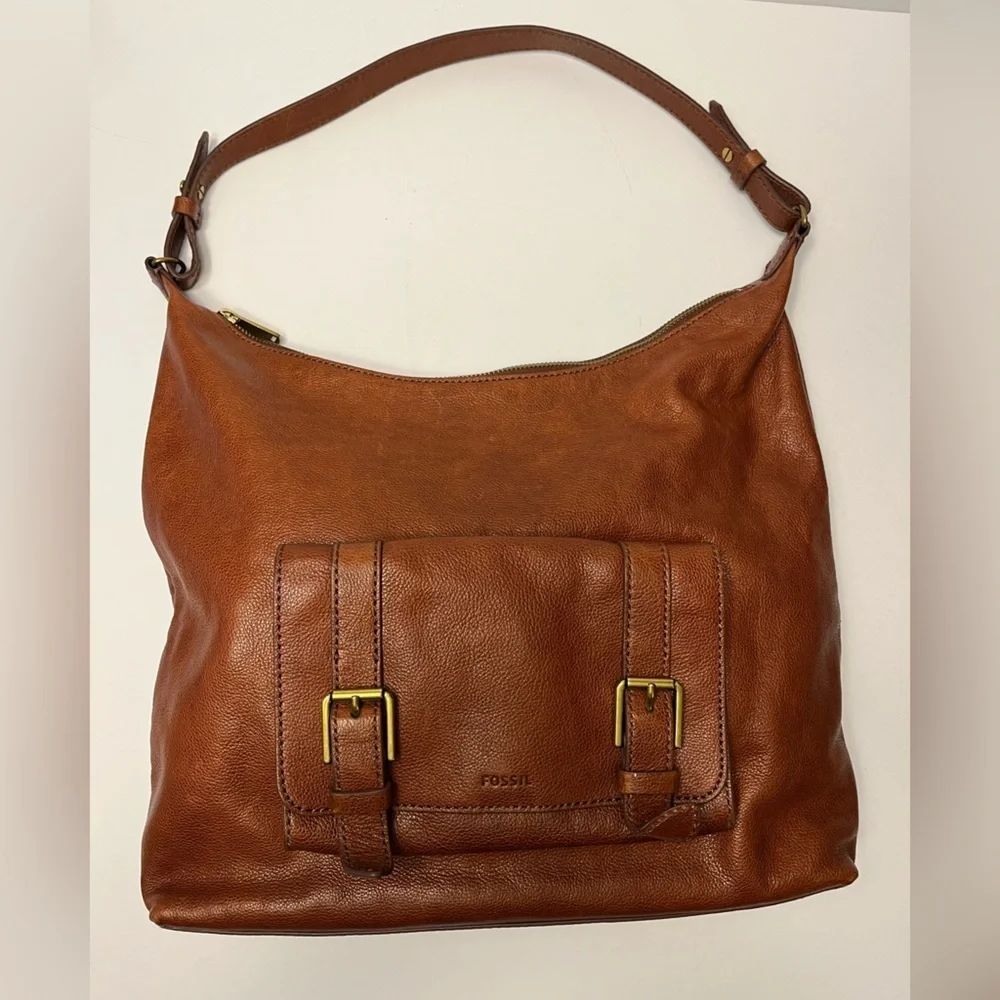 🍂 Fossil Cleo Hobo Leather Shoulder Bag​​​